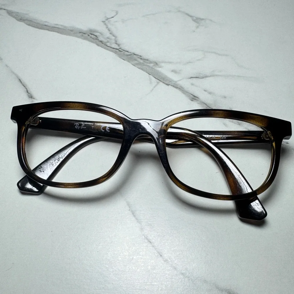 Ray-Ban RB 1584 3685 Havana Tortoise Eyeglasses Frame 46-16-125 Designer Glasses